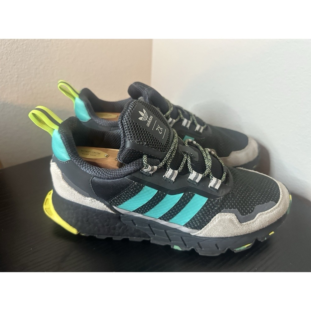 Adidas GX 1K Mint Rush Solar Yellow Black Sneakers Shoes Size 10.5 Athletic